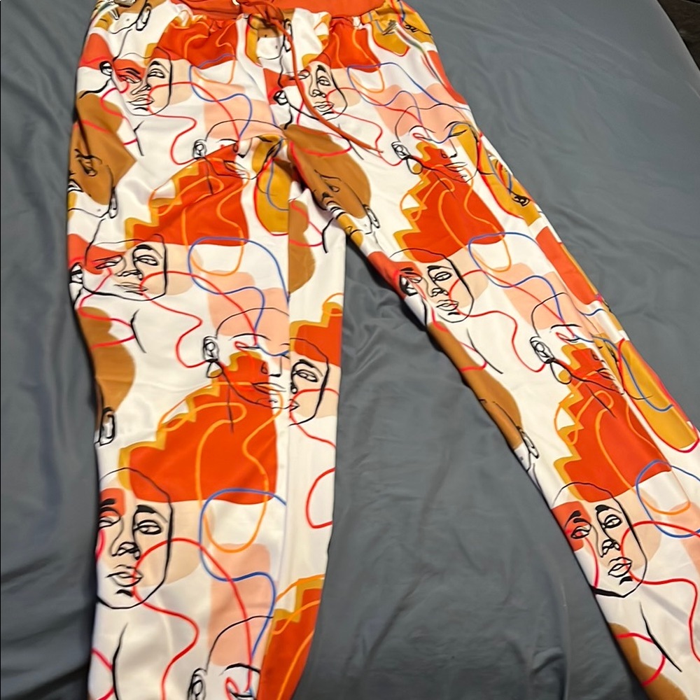 Sassy Jones Print Joggers with tag. Never used.